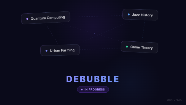 Debubble App