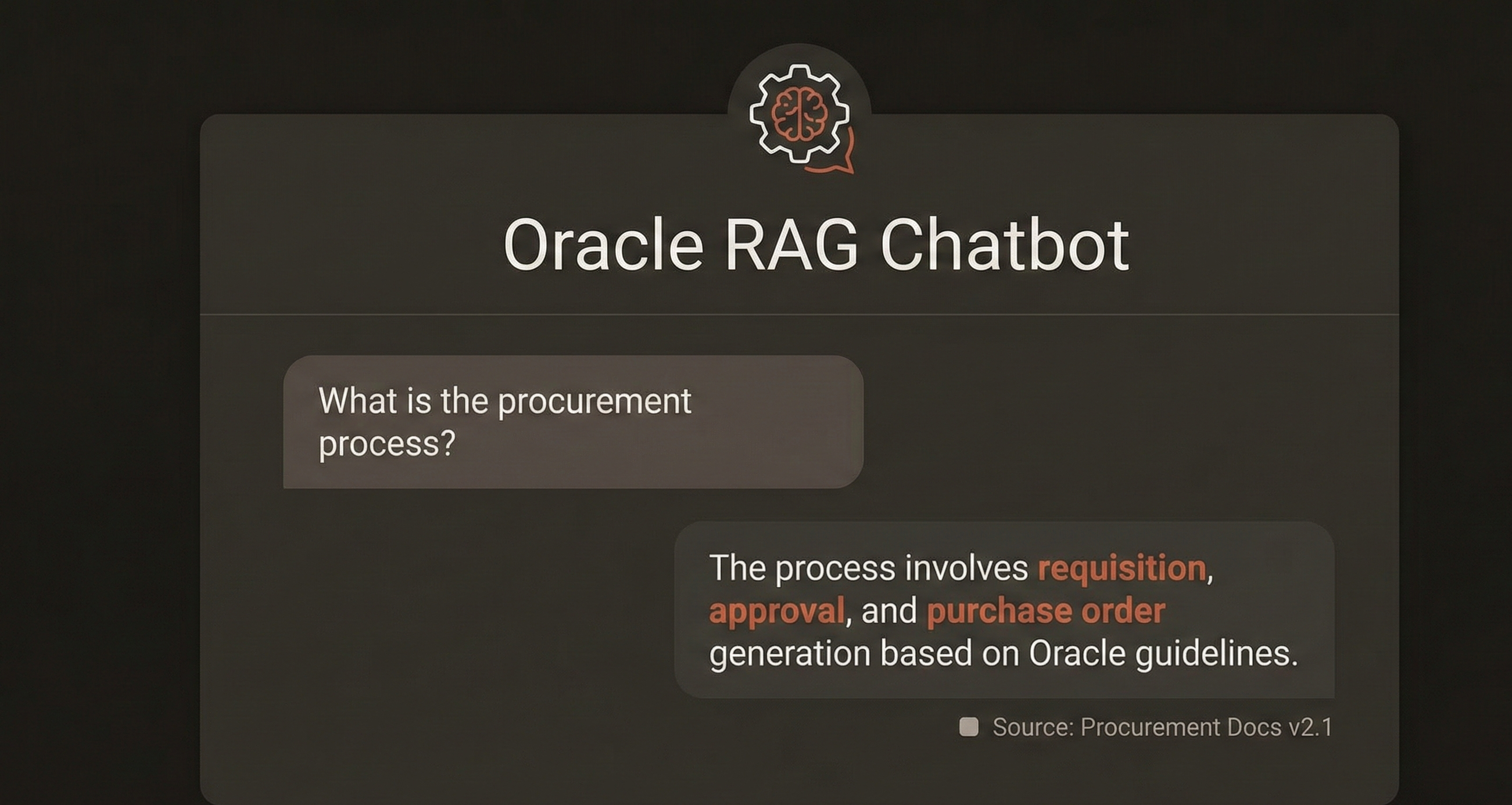 Oracle RAG Chatbot